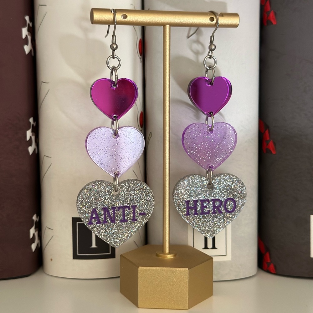 Taylor Swift Anti Hero Earrings, Eras Tour, Swiftie